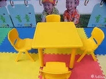 стол для садика: Детский столик со стулом 
Столик 60х60 
Столик 120х60 — 4