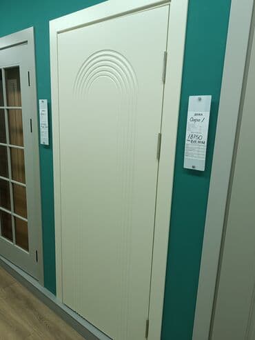 дверь хайтек: Балконная дверь, Новый, Со стеклом, Деревянная — 14