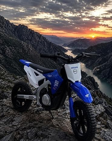 Детский транспорт: Детский электробаланс-байк в стиле Honda CRF - Форм-фактор: мини — 1