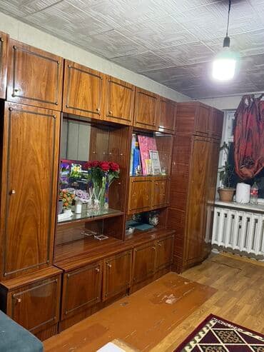 полки на кухню на стену купить: Гарнитур для зала, Шкаф, Дерево, цвет - Коричневый — 1