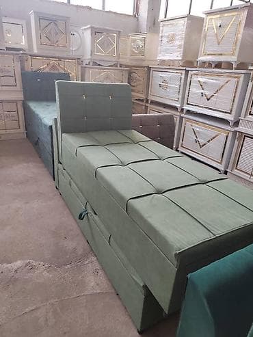 полуторные кровати: Односпальная кровать, Новый, С ящиком для хранения, длина - 200 см — 3