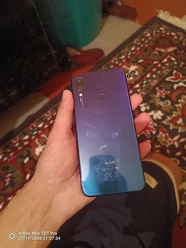 Техника и электроника: Redmi, Redmi Note 7, Б/у, 128 ГБ, цвет - Фиолетовый, 2 SIM — 6