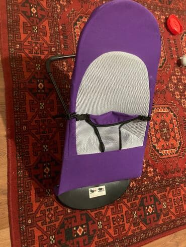 Люлька, Б/у, Качалка, цвет - Фиолетовый, Самовывоз, Платная доставка at lalafo.kg Люлька, Б/у, Качалка, цвет - Фиолетовый, Самовывоз, Платная доставка