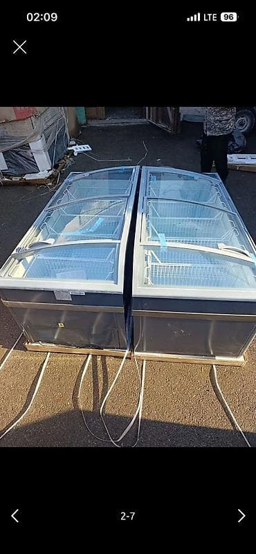 Холодильное оборудование: Морозильная бонета/ларь с раздвижными стеклянными крышками — 3