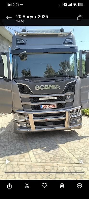 авто под выку: Тягач, Scania, 2025 г., Тентованный — 1