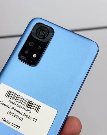 Redmi, Redmi Note 11, Б/у, 128 ГБ, цвет - Синий, В рассрочку, 2 SIM — 3