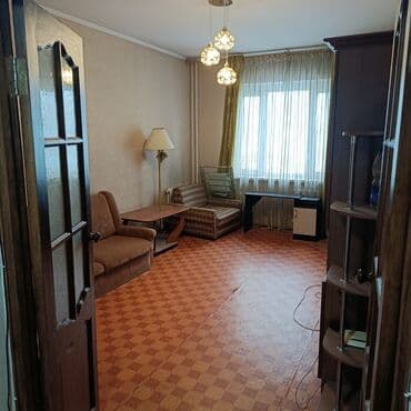 квартира бишкек молодая гвардия: 2 комнаты, 60 м², 106 серия, 4 этаж, Старый ремонт — 1