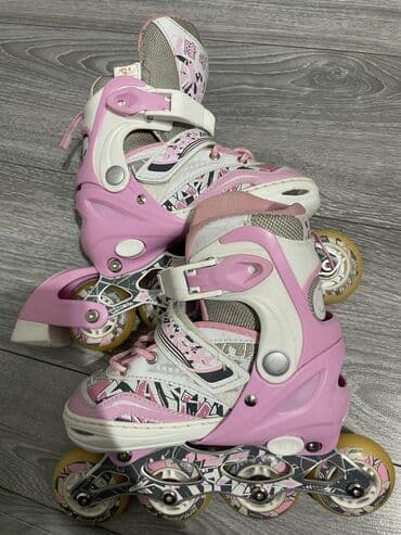 роллеры: Б/у Детские ролики ( без наколенников) размер от 28до 34 есть — 1