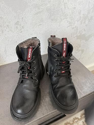 термо кроссы: Ботинки, 35.5, Fashion, Б/у, цвет - Черный — 4