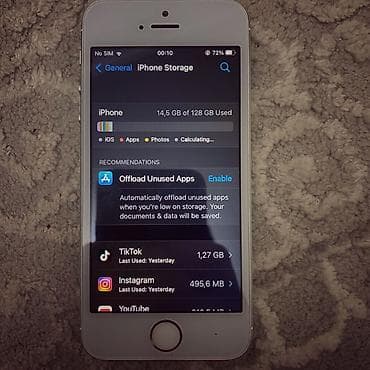 face id: IPhone SE, Серебристый — 6