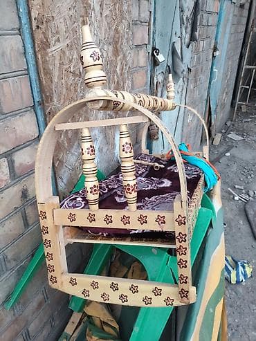 радионяня с видео: Детская колыбель-люлька национального типа (бешик) - Материал — 1