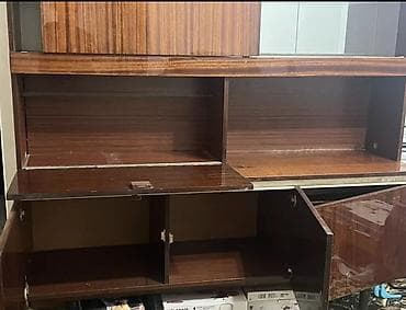 тв стенка: Секция/горка для гостиной в стиле ретро (советская классика). - — 2