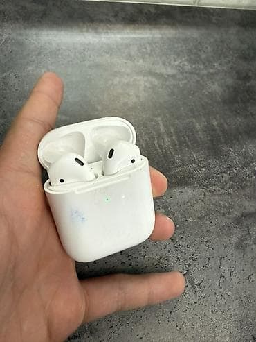 Вкладыши, Apple, Б/у, Беспроводные (Bluetooth), Классические