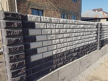 Заборы из пескоблока