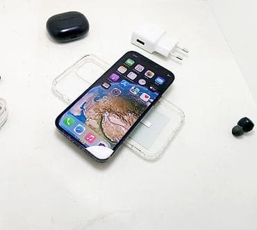 ipxone 8: IPhone 12, Б/у, 64 ГБ, Синий, Зарядное устройство, 76 % — 7
