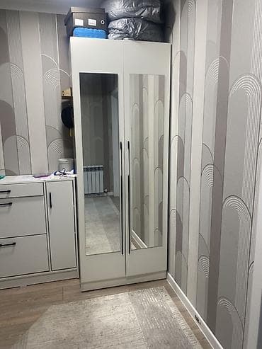 пластиковые тумбочки с ящиками: Шифоньер, шкаф для одежды, Б/у, Прямой, ЛДСП — 3