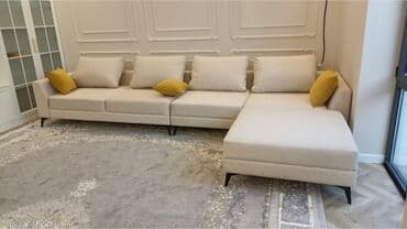 большой удобный: Угловой диван, C подушками, Трехместный — 2