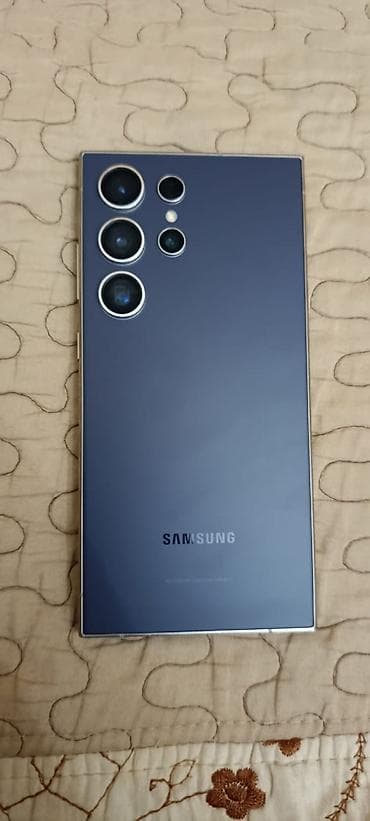 Samsung Galaxy S24 Ultra, Б/у, 256 ГБ, цвет - Серый, 1 SIM, eSIM