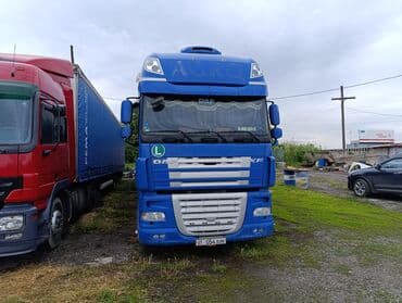 эксковатор хундай: Сүйрөгүч, DAF, 2013 г., Тенттелген — 3