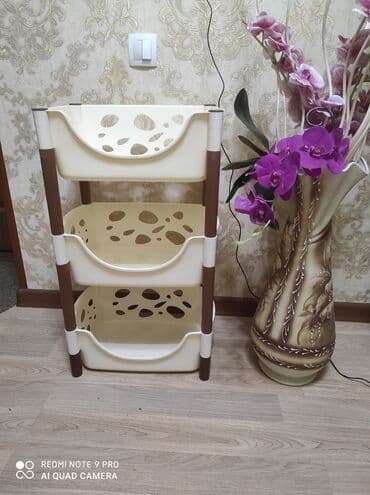 купить стеклянную полку: Этажерки пластиковые
Высота:70см
Глубина — 1