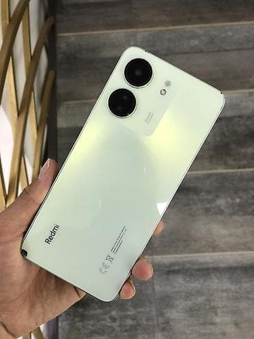 чехол redmi note 13: Redmi, Redmi 13C, Б/у, 128 ГБ, цвет - Зеленый, 1 SIM, 2 SIM — 1