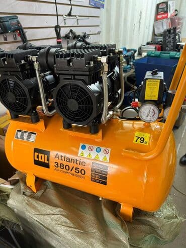Генераторы: Компрессор Атлантик Atlantic 50 литровый бесшумный 4 поршень 4 — 1