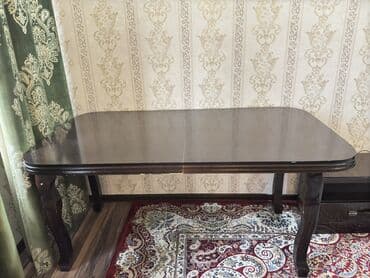 перегородки комнатные: Стол трансформер Для кухни, Раскладной стол, Длина, см: 150 см, цвет - Коричневый — 7