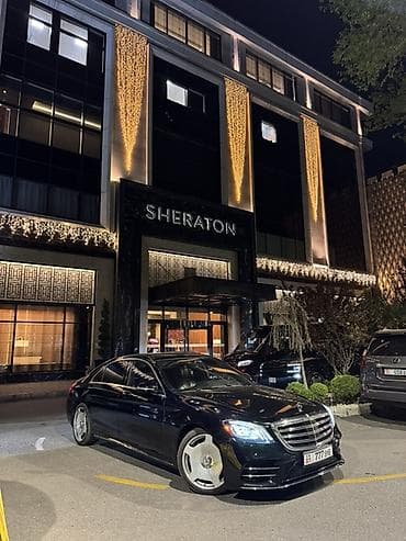 крыша жабаыз: Сдаю Mercedes-Benz S-Class для кортежа, С водителем, Седан — 3