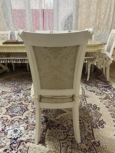 foldable table: Стол и стул для зала, Б/у, цвет - Бежевый — 6