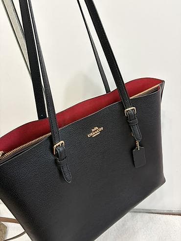 шопперы: Сумка-тоут Coach - Материал: натуральная кожа с зернистой фактурой - — 5