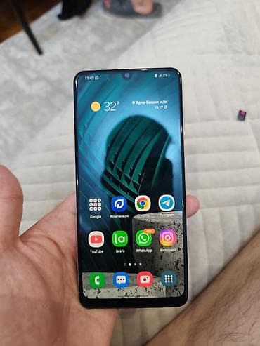Samsung Galaxy A31, Б/у, 128 ГБ, цвет - Белый, 2 SIM