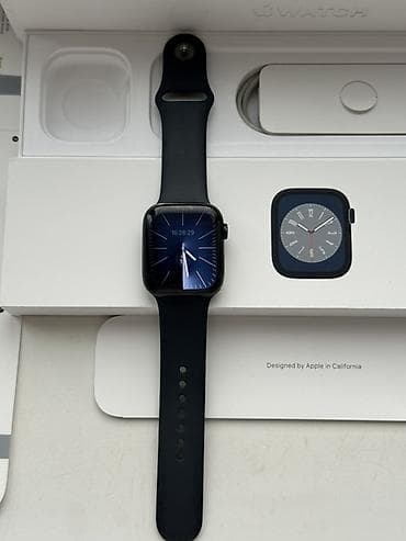 часы казино: Apple Watch Series 8 45MM Midnight АКБ 90%, держит хорошо Состояние — 3