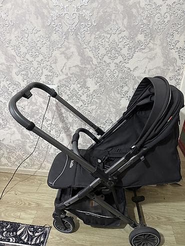 Прогулочная коляска Kidilo, черная - Легкая складная рама с at lalafo.kg Прогулочная коляска Kidilo, черная - Легкая складная рама с