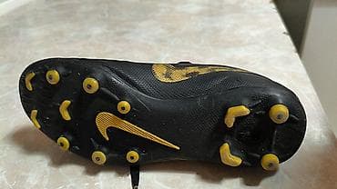 Футбольные бутсы Nike Mercurial размер 35 (черно‑желтые) - Линейка