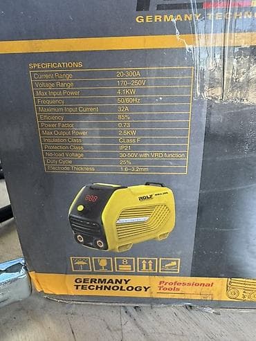 Инструменттер: Ширетүү аппараты, Жаа түрүндө кол менен ширетүү, Жаңы, Акылуу жеткирүү — 4