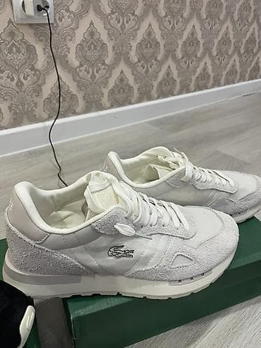 Мужские кроссовки, 41, 42, Lacoste, Новый, цвет - Белый — 1