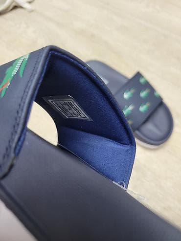 джинсы ливайс: Мужские сандалии, 42, Lacoste, Новый, цвет - Синий, Платная доставка — 4