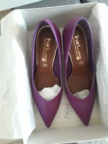 фирменная обувь из италии: Туфли новые, кожаные, производство Италия, 37 размер. Каблук 8 см. — 2