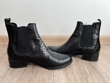 nike react: Ботинки, 37, Gino Rossi, Б/у, цвет - Черный, Самовывоз — 1