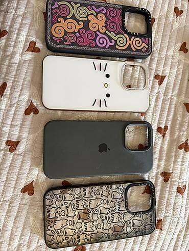 Уюлдук телефондор үчүн аксессуарлар: Набор чехлов для iPhone (линейка с большим квадратным вырезом под — 1