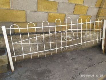 Продается заборы железные качественные длина 2,45 высота середины at lalafo.kg Продается заборы железные качественные длина 2,45 высота середины