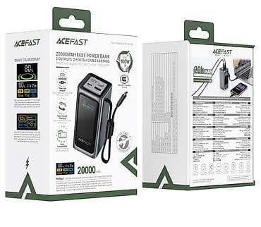 Мужская одежда: Внешний аккумулятор, повербанк ACEFAST M33 20000 mАh — 5