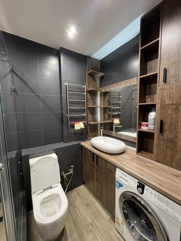 аренда квартир в балыкчы: 1 комната, Душевая кабина, Постельное белье, Кондиционер — 5