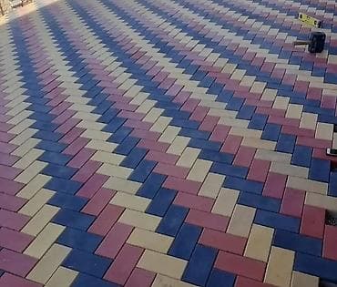 Үй жана бакча: Тротуардык плитка, Квадраттык, Бетондон, Короо учун, Жаңы — 3