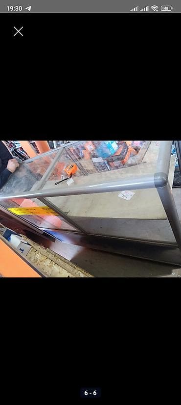 Соода жабдуулары: Торговая витрина прилавок - Материал: металлический каркас — 4