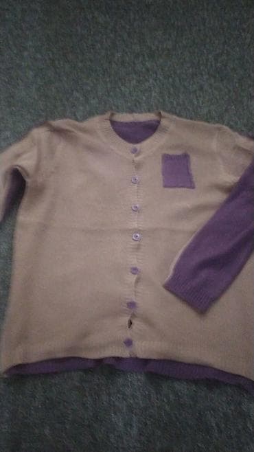 Прокат одежды: Кофта, С карманами, Оверсайз, На пуговицах, Осень-весна, Китай, L — 1