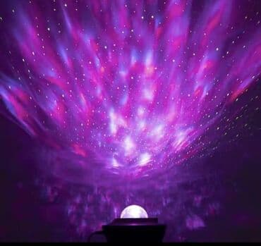 проэктор звездное небо: 2 в 1 НОЧНИК + БЛЮТУЗ КОЛОНКА - 14 режимов освещения - колонка - — 1