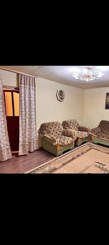 квартиры бишкек аламедин 1: 59 м², 3 бөлмө, Унаа токтотуучу жай, Забор, тосулган — 1