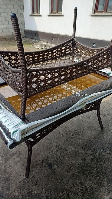 стол стулья для гостиной б у: Комплект садовой мебели, Кресла, Ротанг — 2