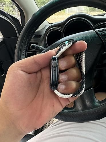 Смарт-часы: Apple Watch 9 Размер 45 Темно синие По экрану пару царапок — 5